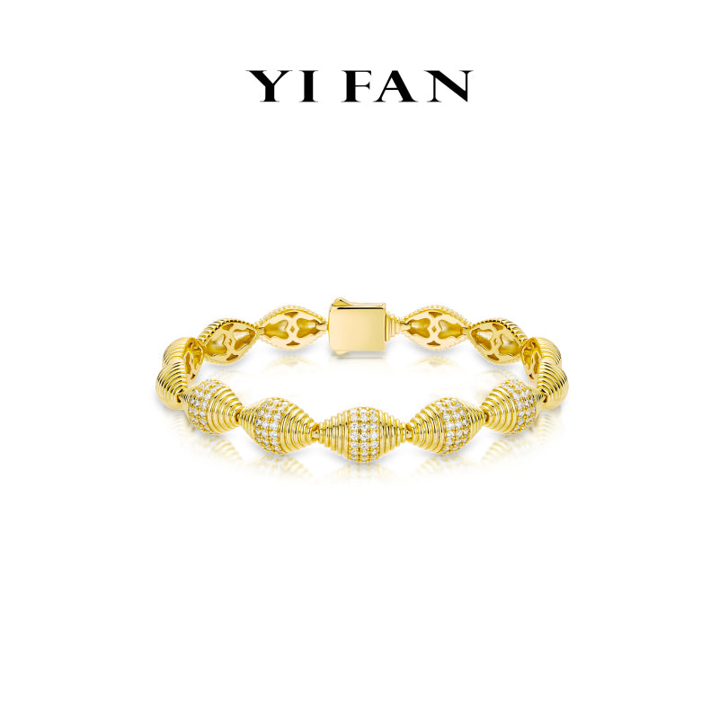 Geometric Luxe Collection: Modern Multi-purpose "Golden Luminary Link" detailed Bracelet/Necklace
