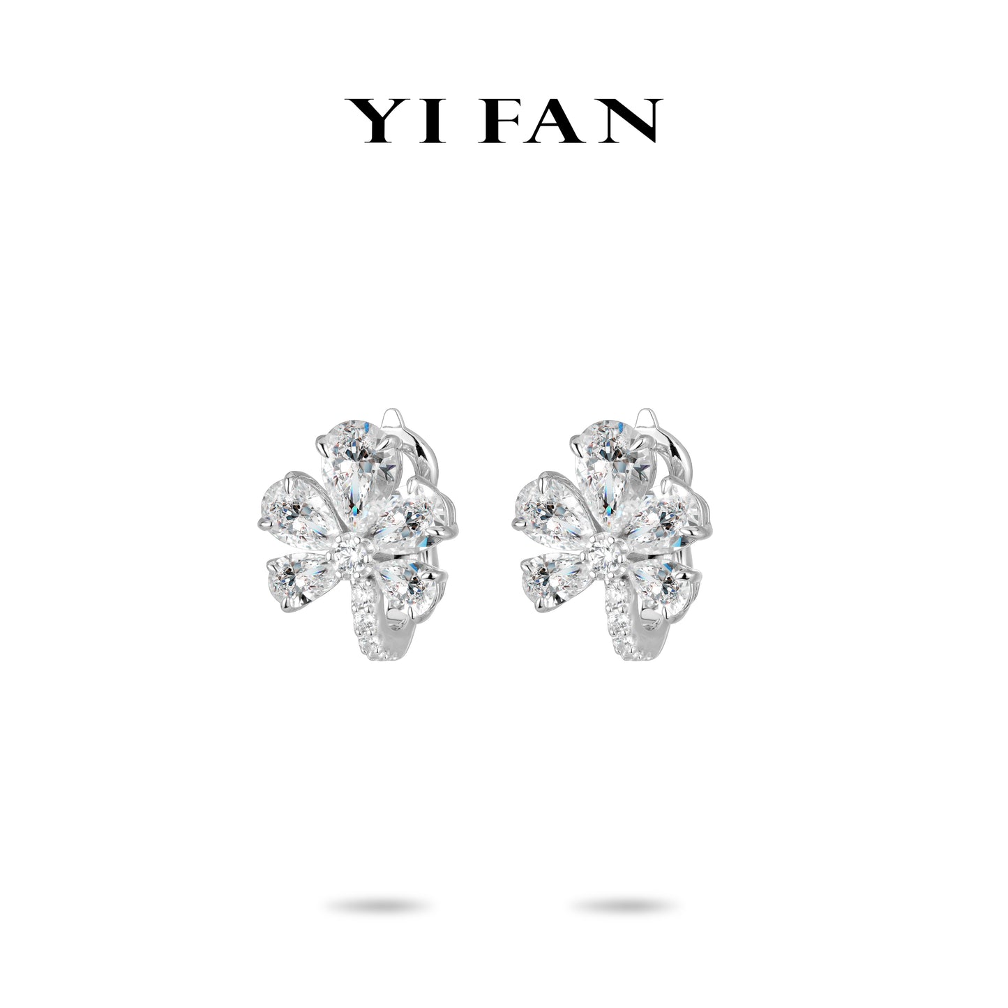 Ethereal Sparkle Collection: Modern "Icy Droplets " exquisite Earrings