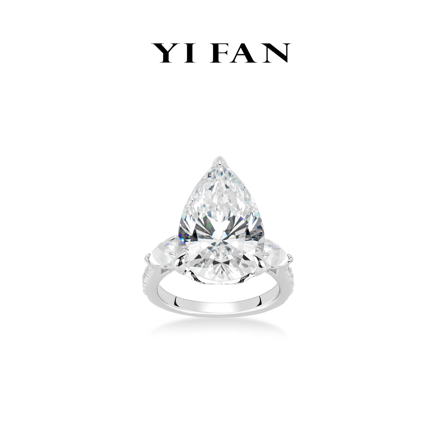 High Jewelry collection: Luxury “Magnificent Pear-cut” detailed Ring
