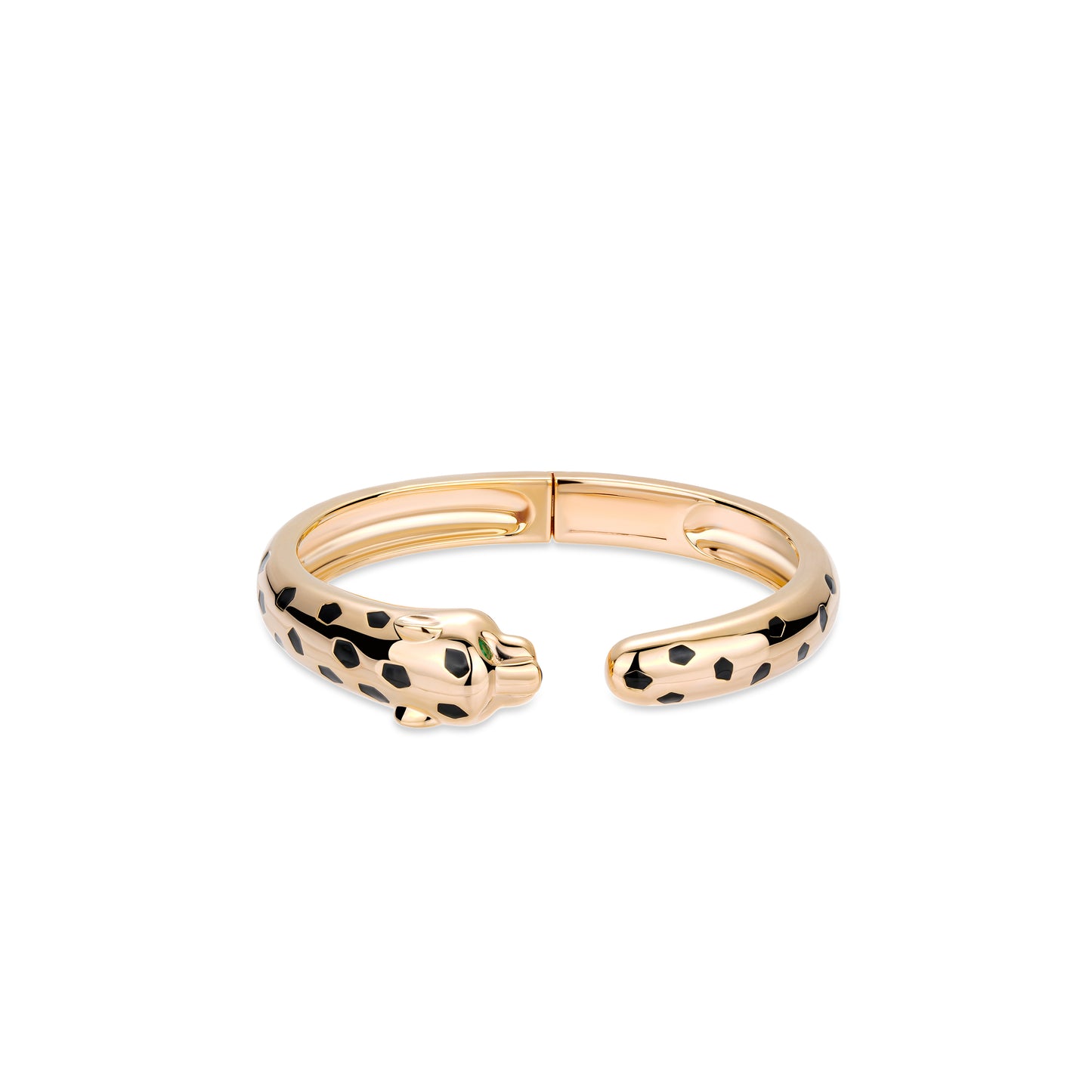 Animal collection: Luxury "Champagne Golden Leopard" detailed Open Bracelet/Bangle