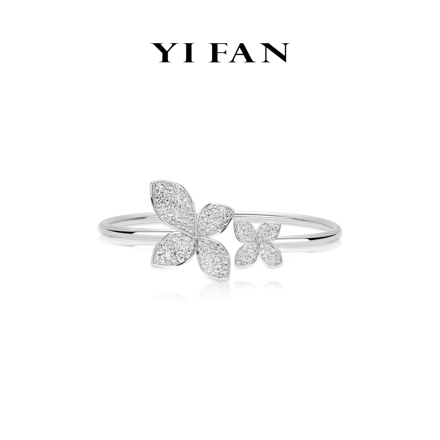 Bloom & Gleam Collection: Modern "Ethereal Blossom Stardust Petal" exquisite Elastic-wire Bracelet