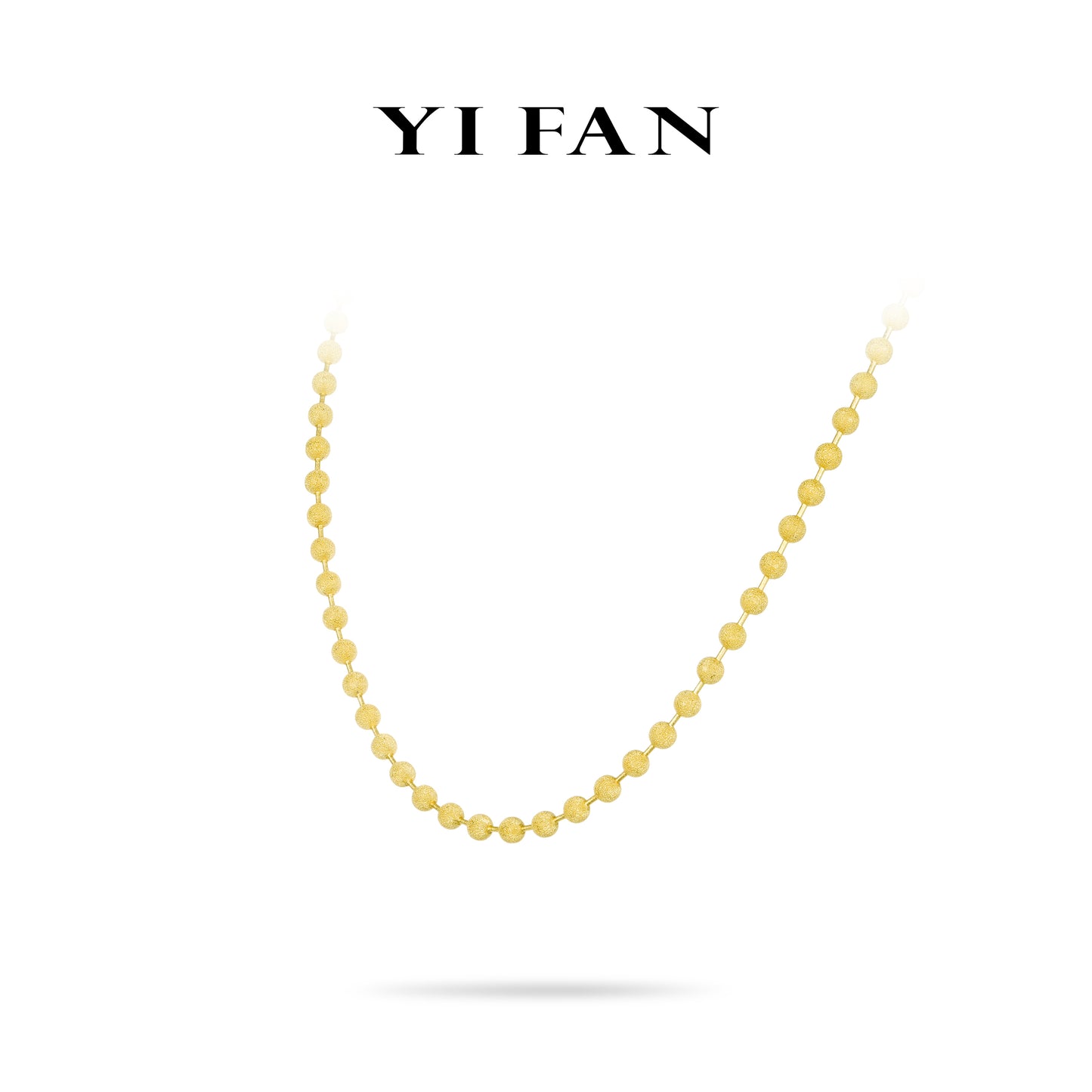 Golden time collection: Unique Stone Finish "Lucky Beans" exquisite Necklace (Unisex)