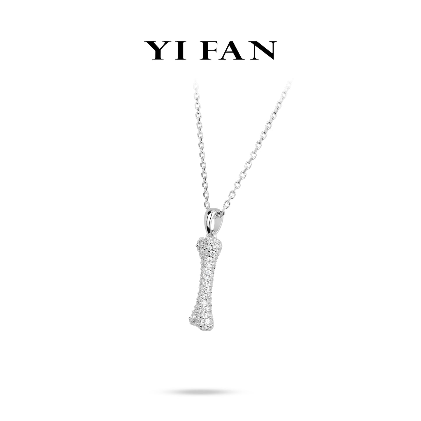 Minimalist collection: Modern "Lovely Bone" detailed Pendant/Necklace (Unisex)