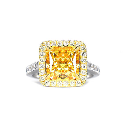 Fancy Yellow collection: "Resplendent and Magnificent" detailed Ring (Unisex)