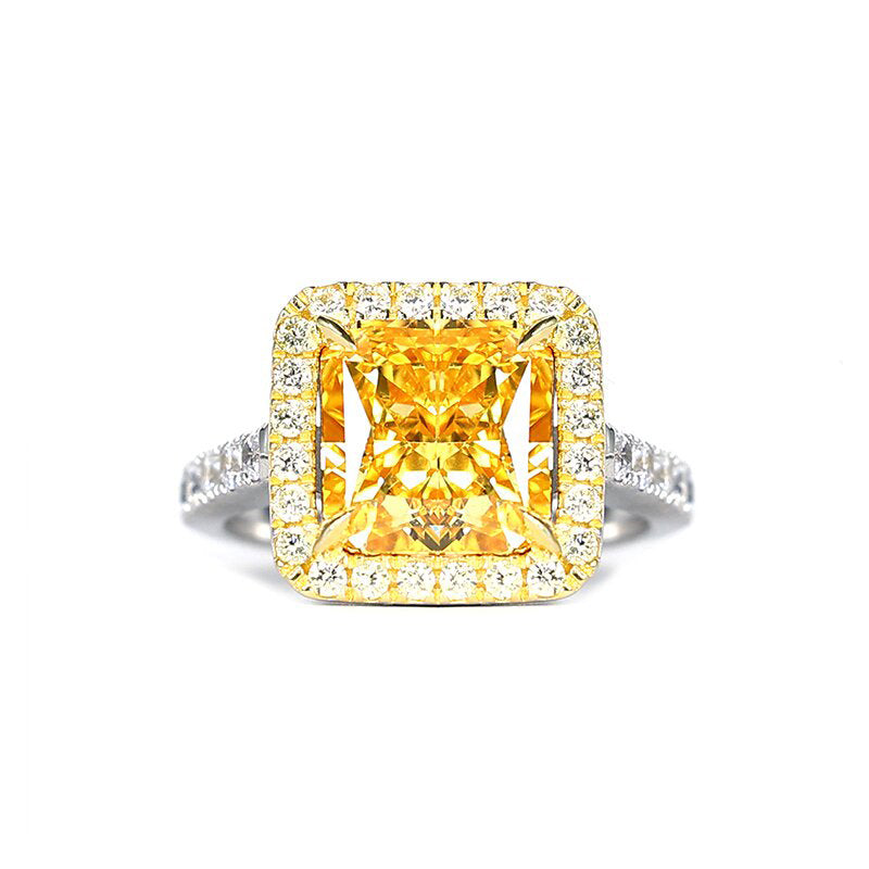 Fancy Yellow collection: "Resplendent and Magnificent" detailed Ring (Unisex)