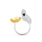 Bird selection, featuring stunning artificial Opal and Diamond Lab created stones open ring