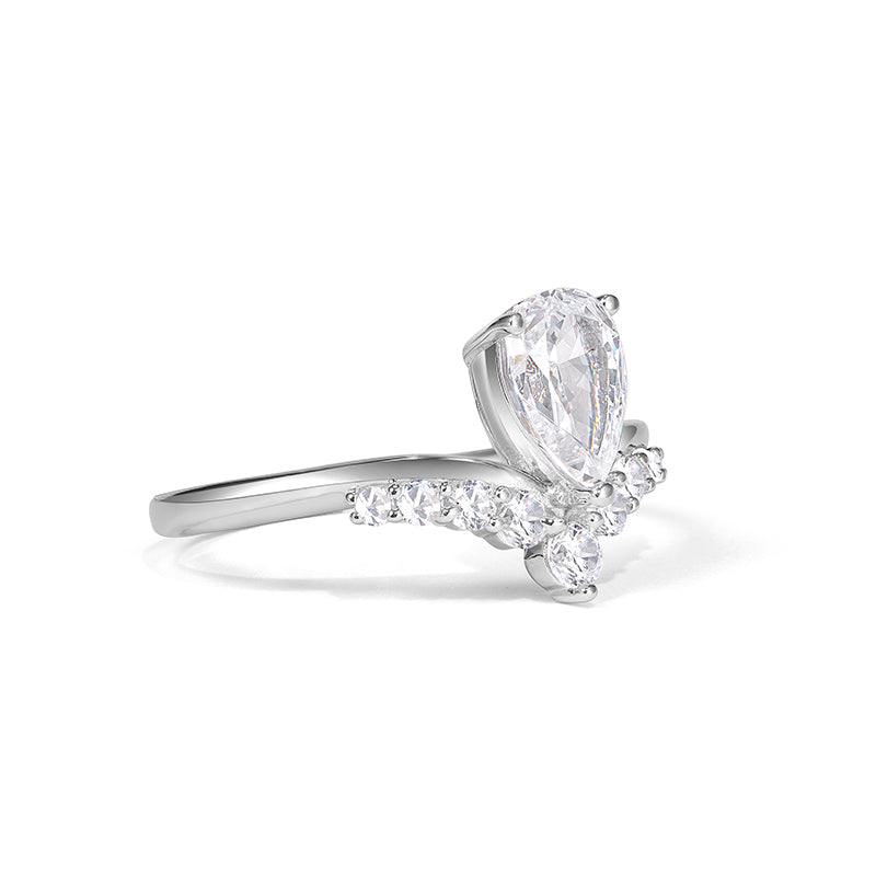 Promotion Wedding collection: Teardrop crown ring