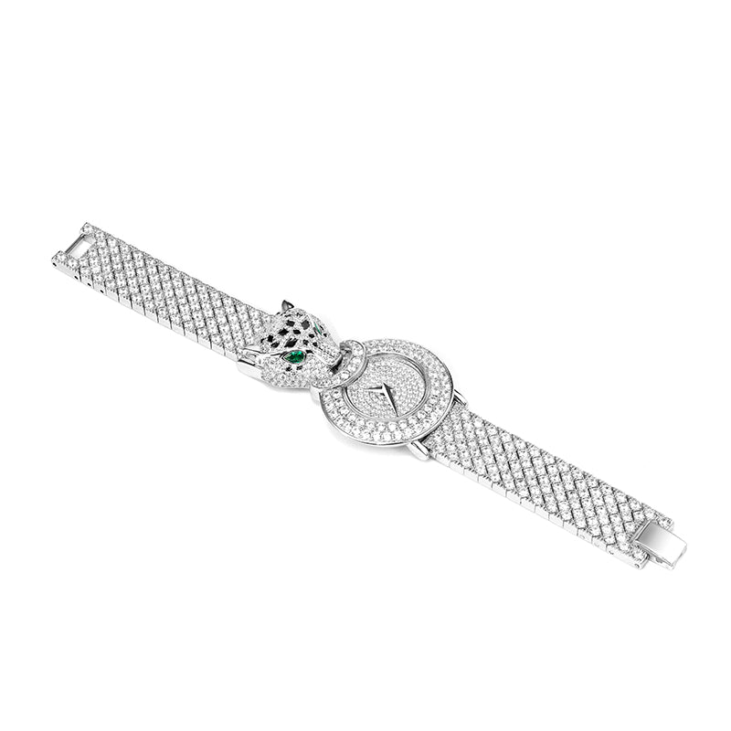 The nature collection: the "Jaguar-Cheetah" Jewelry watch, a symbol of fortune and elegance