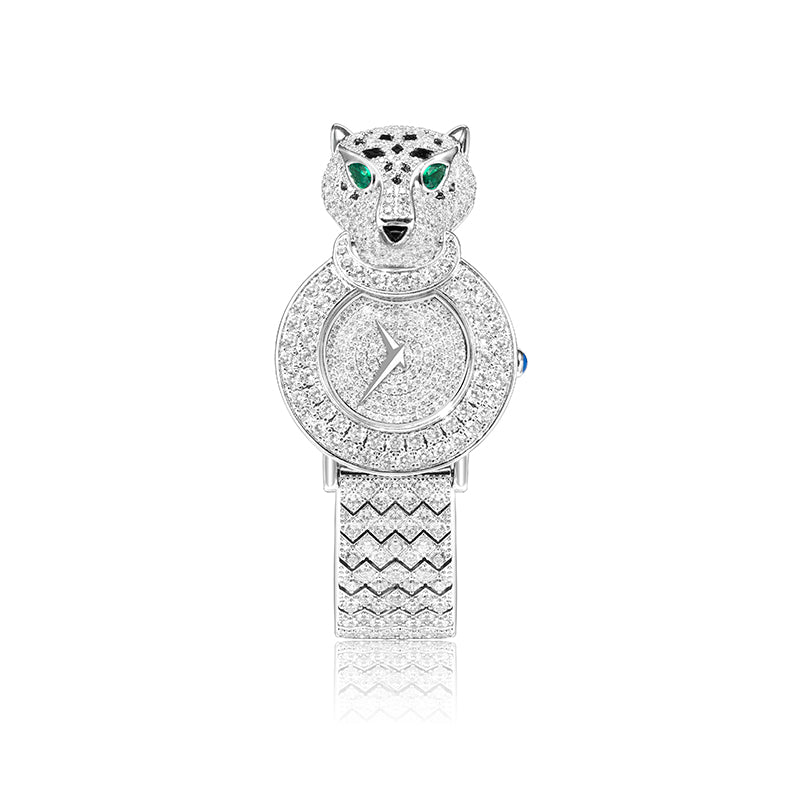 The nature collection: the "Jaguar-Cheetah" Jewelry watch, a symbol of fortune and elegance