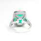 Synthetic Emerald collection: Big Rock Miracle Ring (16.5 carat)