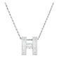 Promotion design: "3D H" pendant Necklace