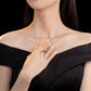 Pre-order Synthetic Emerald collection: Pigeon egg double row Ring