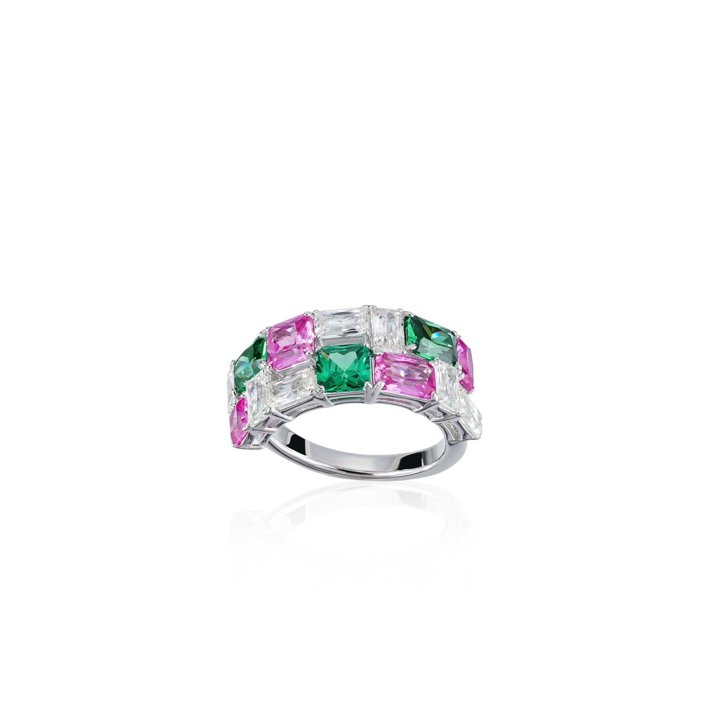 High Jewelry collection：Multi-color “Spring” Ring