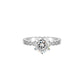 Pre-order Wedding collection: "Brilliant Honeycomb" Engagement/Wedding Ring