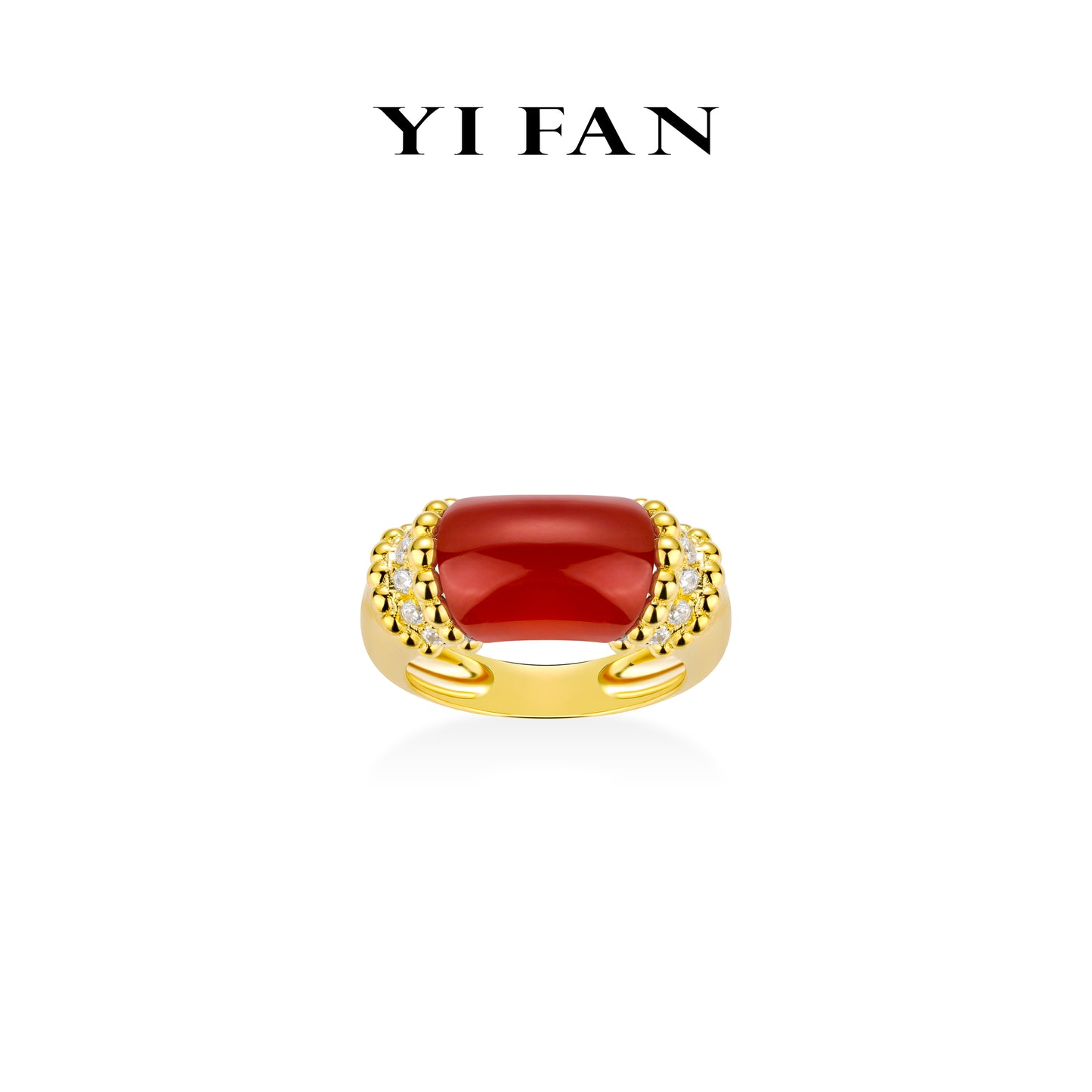 Pre-order Welfare Exclusive Minimalist collection: Golden "Red LuLuTong" Ring