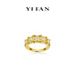 Golden time collection: Modern "Five-star Golden Arm" Ring