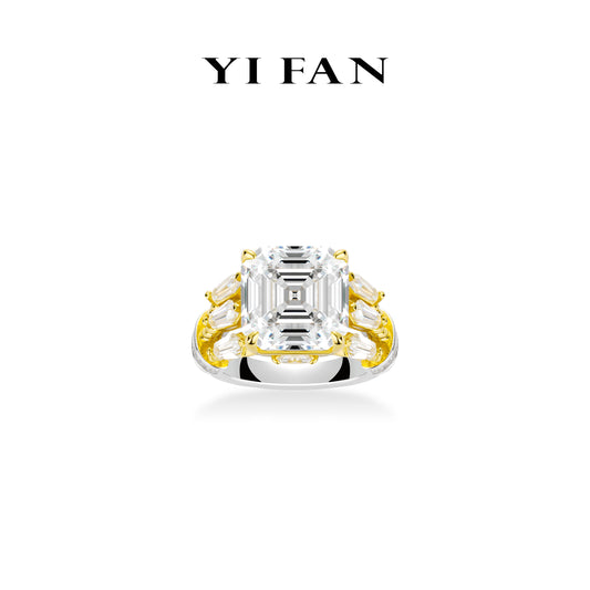 High Jewelry collection: Luxury “Asscher-cut Rock” magnificent Ring