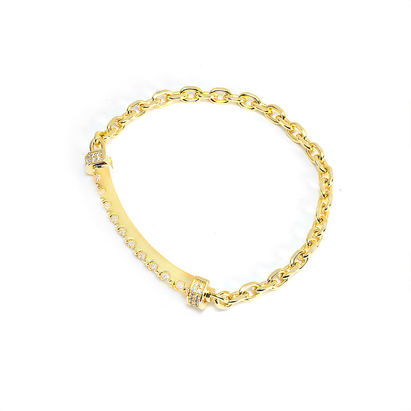 Minimalist collection: Golden Smile bracelet