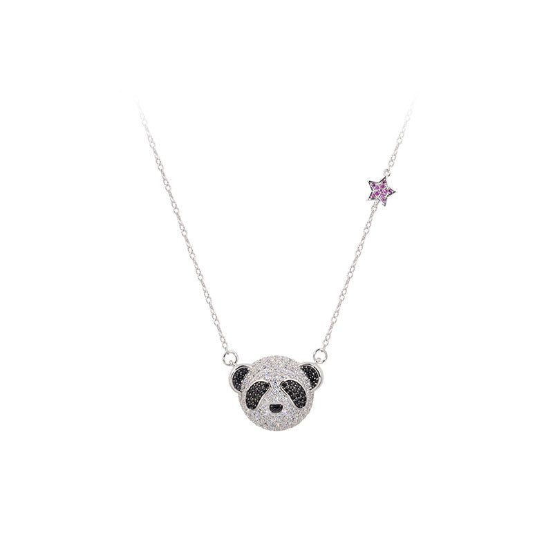 Promotion design The nature collection: Panda necklace, sterling silver.