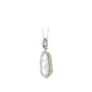 Limited edition：Elegant White Chalcedony Auspicious “Pea” Pendant