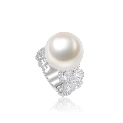 White"Easter Egg" wideband Ring