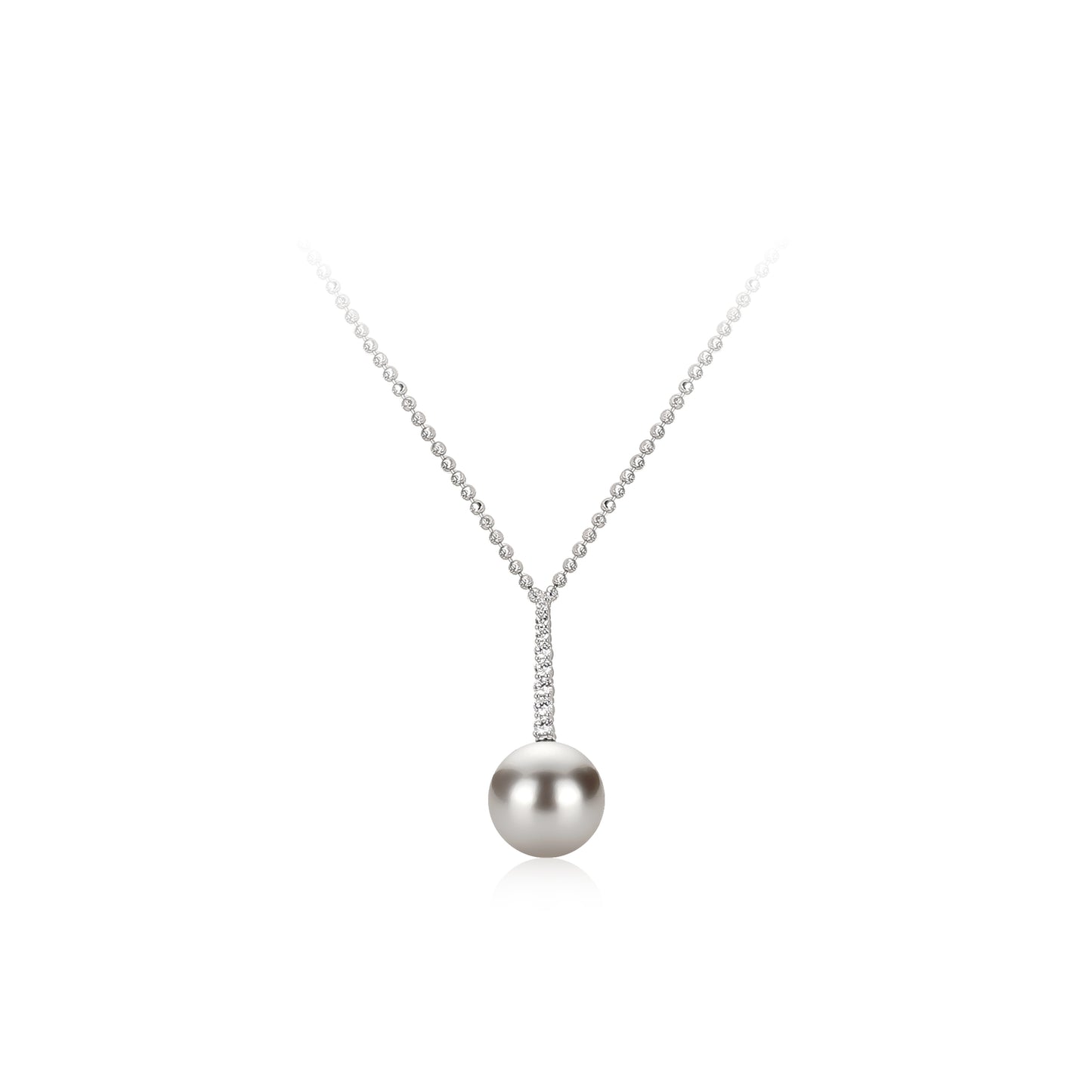 Promotion design: Grey "Easter Egg" modern necklace