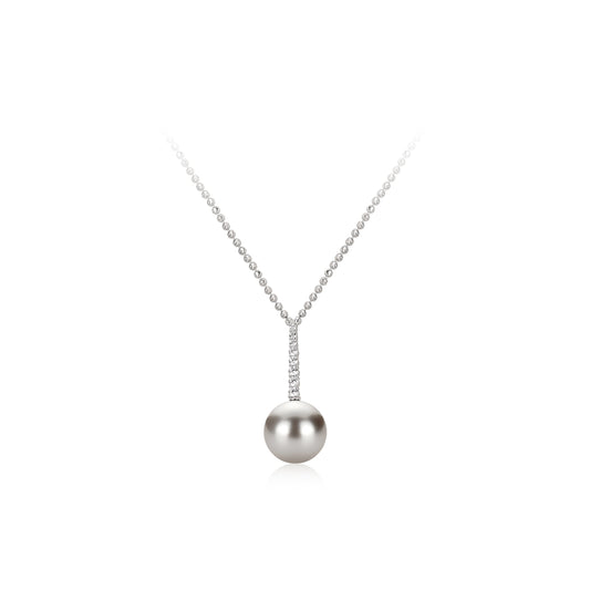 Promotion design: Grey "Easter Egg" modern necklace