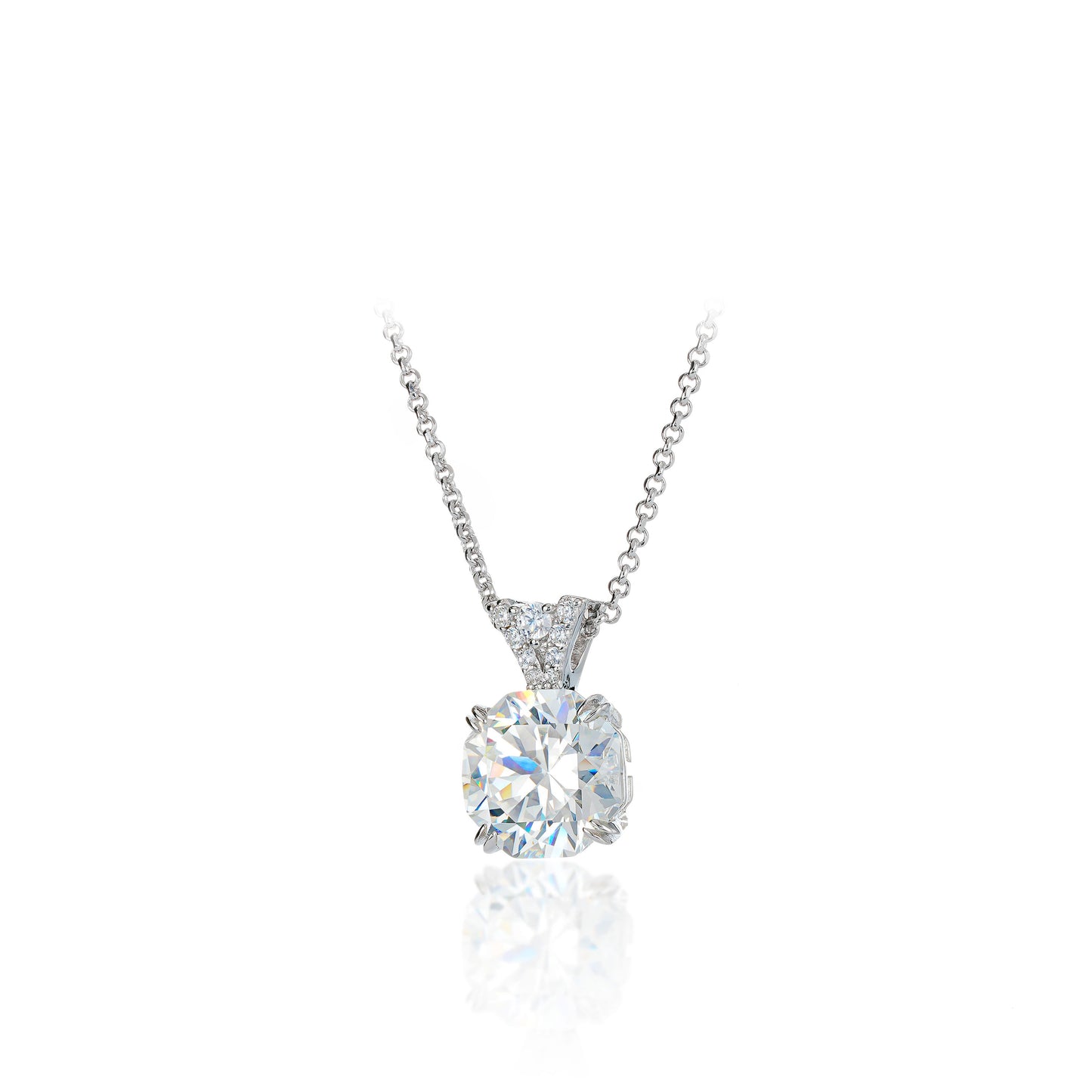 Promotion Wedding collection: Brilliant Octagonal cut Eco-friendly artificial diamond solitaire pendant