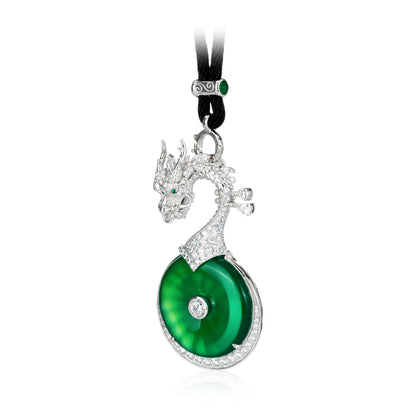 Promotion design: Luxury "One son of dragon"  'Ping An Kou' detailed pendant