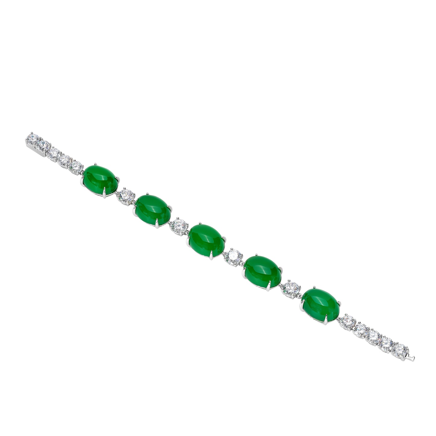 Temperament Luxury Ice Green Qingshan Dai Bracelet