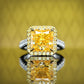 Fancy Yellow collection: "Resplendent and Magnificent" detailed Ring (Unisex)