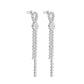 Wedding collection: exquisite white Tassel earrings