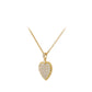 Promotion design: Golden heart necklace