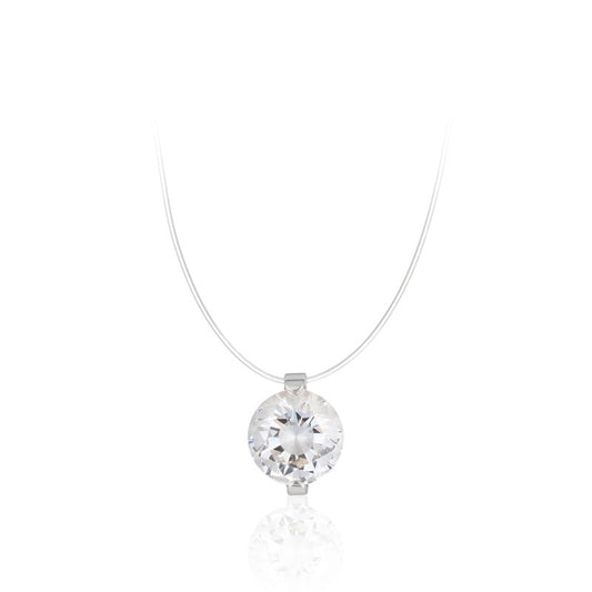 Promotion design: Brilliant cut Eco-friendly artificial diamond necklace