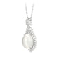 Milky White Pigeon Egg Flower Pendant