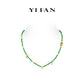 Pre-order High Jewelry collection: Multi-purpose "Golden Magpie treasures with Green jade beads" detailed Long Necklace