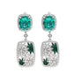 Green Mysterious Rhythm Artistic Earrings