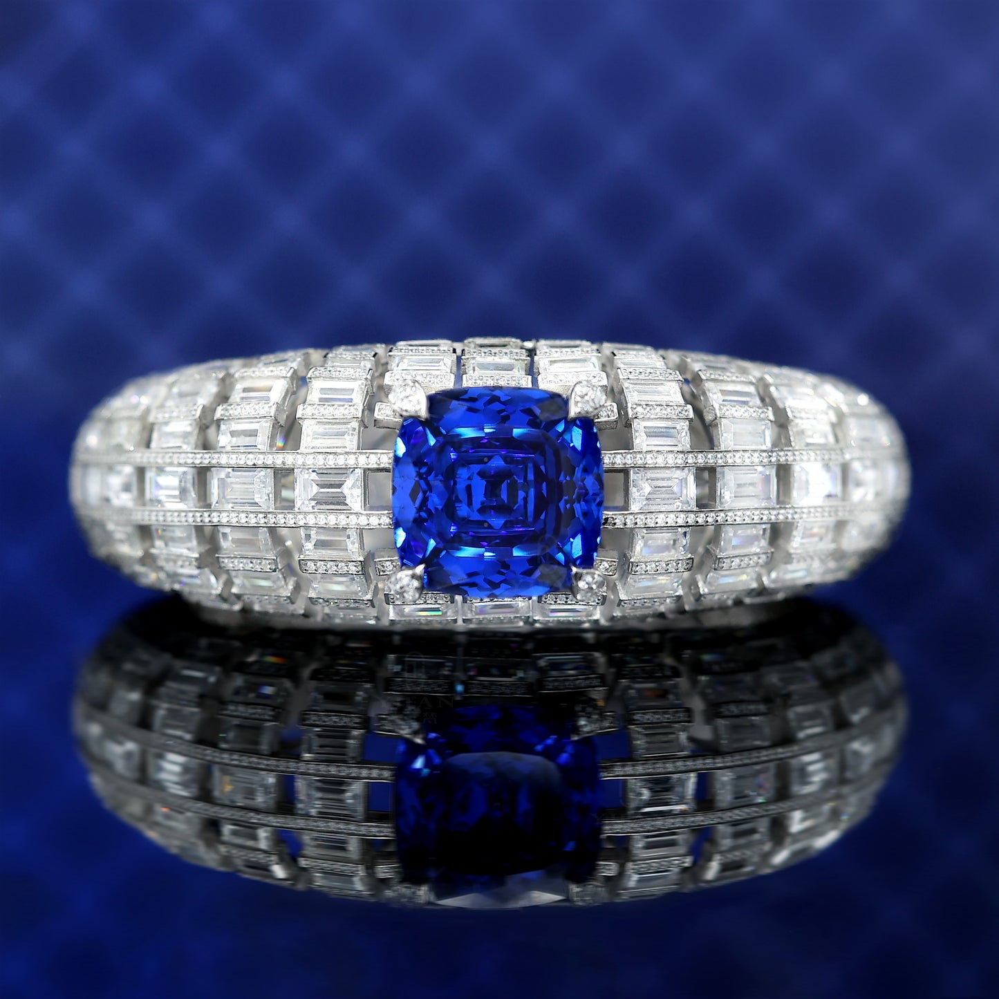Christmas Promotion：Royal Blue Art Deco Bangle