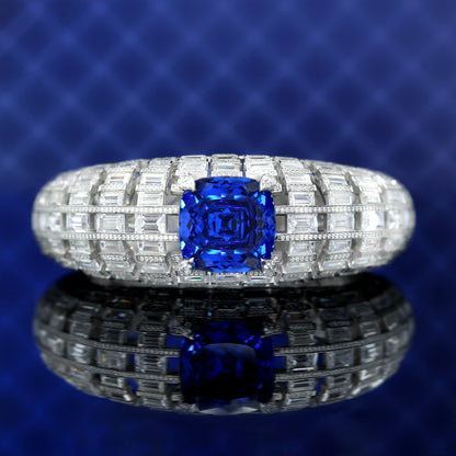 Christmas Promotion：Royal Blue Art Deco Bangle