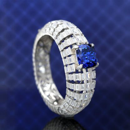 Christmas Promotion：Royal Blue Art Deco Bangle