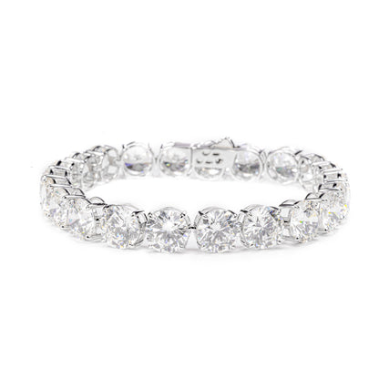 Special for VIP Bespoke customized design: Brilliant-cut white tennis chain bracelet (Solitair 5 carat)