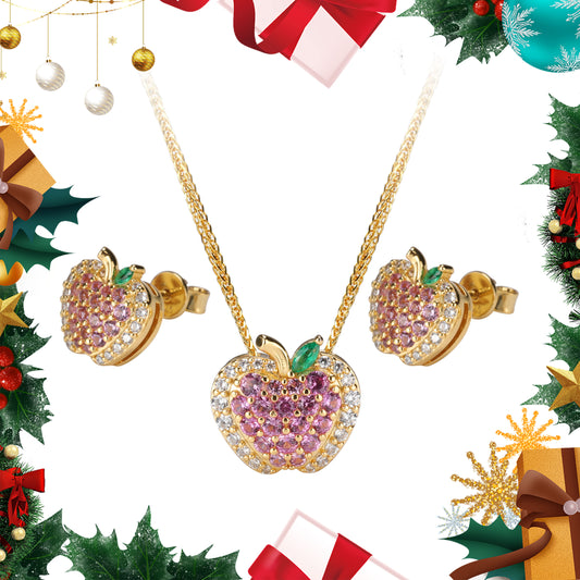 Christmas collection: Lucky Jewelry set of Apple