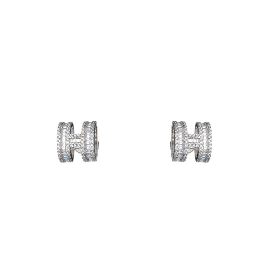 Promotion design: "3D H" Ear studs