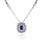 High Jewelry collection：Sapphire color “Rainbow” Long Necklace