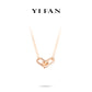 Rose-gold Fever collection: Modern "Hook-ups" Necklace (Unisex)