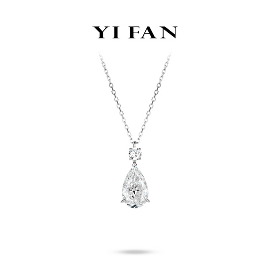 Pre-order Ethereal Sparkle Collection: Glamorous "Icy Peal-cut Sparkle" exquisite Pendant/Necklace