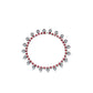 High Jewelry collection: Modern "Shades of Grey & Brilliant Red" Tennis Necklace