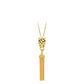 Golden Cheetah Tassel necklace, multi-function