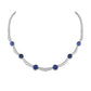 Limited edition：Tanzanite color Tennis Necklace