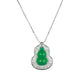 Modern Jade Lucky Bottle gourd "Hulu" Pendant